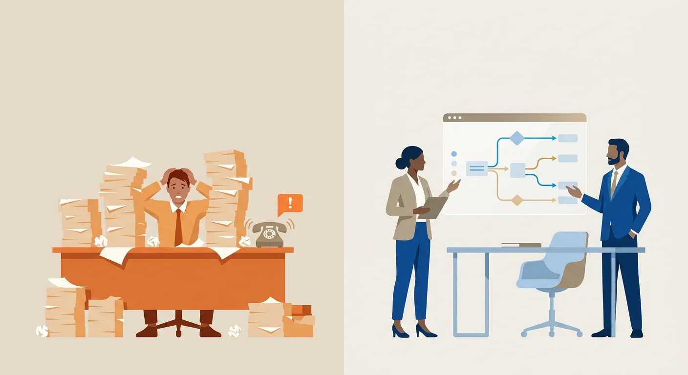 Side-by-side comparison of manual SDR outbound workflow versus autonomous pipeline generation showing cost, volume, and conversion differences