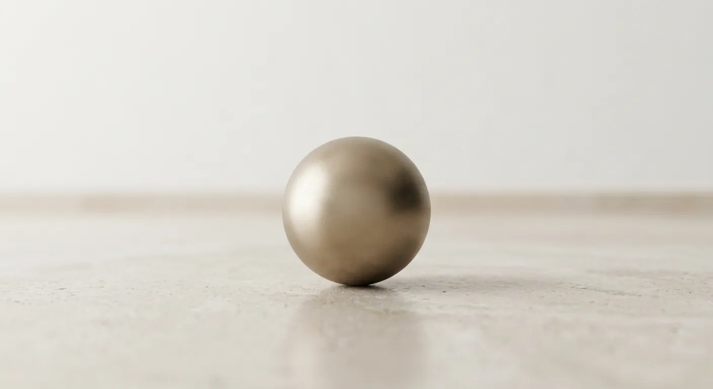 Focused sphere representing the clarity orchestration brings to complex AI systems