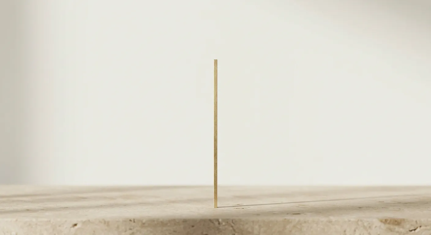 A minimal signal line illustrating the clarity of filtered, high-value communication