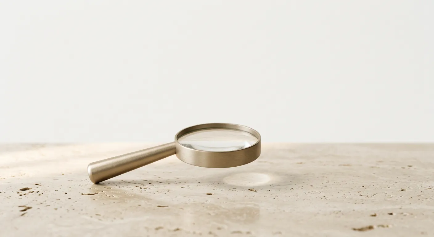 Magnifying lens revealing interpretability layers within an XAI model